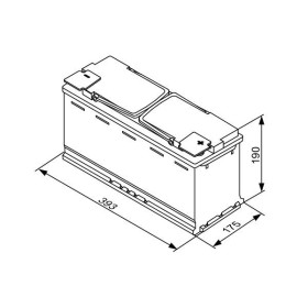 Bosch S5 12V 105Ah 950A 0092 S5A 150_thumb3