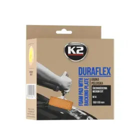 K2 DURAFLEX orange - s opěrnou deskou M14 (středněbrusná) 150 x 50 mm