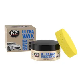 K2 ULTRA WAX + houbička - leští a chrání lak 250G