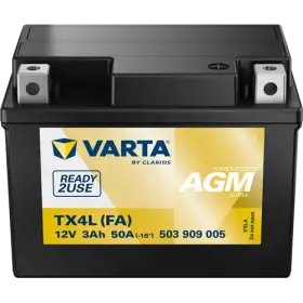 VARTA Powersports AGM Active TX4L (FA) 12V 3Ah 50A 503 909 005