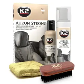 K2 AURON STRONG SET MATT SET - sada na čištění kůže