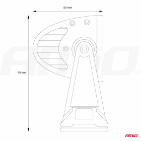 AMIO Panelové pracovní světlo AWL24 24LED COMBO 9-36V_thumb8