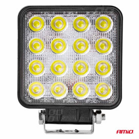 AMIO Pracovní LED světlo 16x LED AWL05 EMC 108x108 48W FLAT 9-60V_thumb9