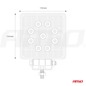 AMIO Pracovní LED světlo AWL03 9 LED FLOOD 9-60V_thumb13