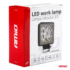 AMIO Pracovní LED světlo AWL07 9 LED FLOOD 9-36V_thumb8