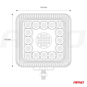 AMIO Pracovní LED světlo AWL13 77 LED FLOOD 9-36V_thumb9