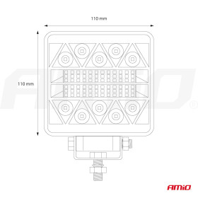 AMIO Pracovní LED světlo AWL15 26LED COMBO 9-36V_thumb10