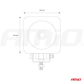 AMIO Pracovní LED světlo AWL18 1LED HP SPOT 9-36V_thumb9