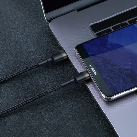 AMIO kabel USB-C pro USB-C BASEUS Cafule PD 2.0, QC 3.0, 60W, 200 cm_thumb7