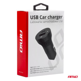 AMIO nabíječka do auta micro USB/USB-C QC 3.0_thumb5