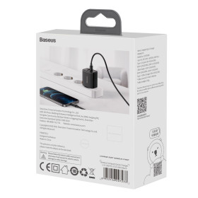 AMIO nabíječka Baseus Compact Quick Charger, USB, USB-C, 20W_thumb9