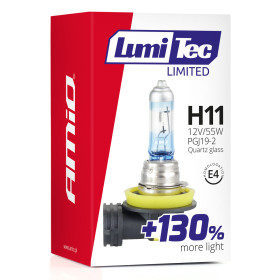 AMIO halogenová žárovka H11 12V 55W LumiTec LIMITED +130%_thumb5