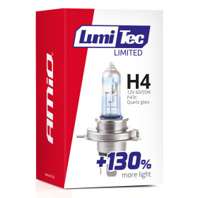 AMIO halogenová žárovka H4 12V 60/55W LumiTec Limited +130%_thumb5