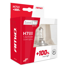 AMIO halogenový DUO blistr (2ks) H7 12V 55W sada LumiTec SILVER +100%_thumb5