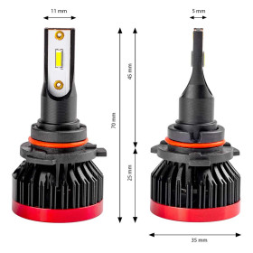 AMIO LED žárovky hlavního svícení HB4 9006 BF série_thumb6