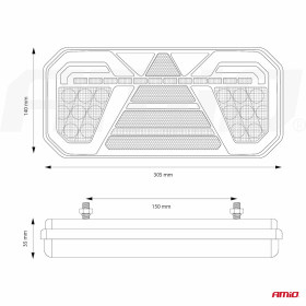 AMIO světlo zadní sdružené LED dynamické LEVÉ RCL-04-L_thumb15