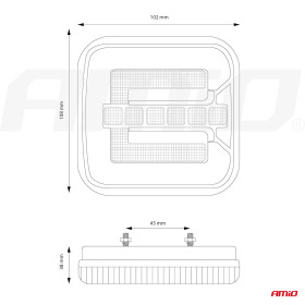 AMIO světlo zadní sdružené LED LEVÉ, PRAVÉ dynamické - RCL-08-LR_thumb12