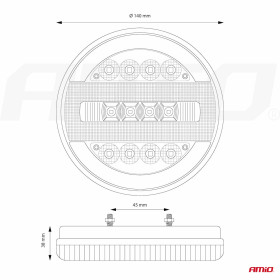 AMIO světlo zadní sdružené LED LEVÉ, PRAVÉ s dynamickým indikátorem RCL-07-LR_thumb12