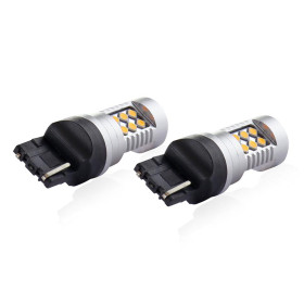 AMIO LED žárovky CANBUS 3030 24SMD T20 7440 WY21W Oranžová 12V/24V_thumb7