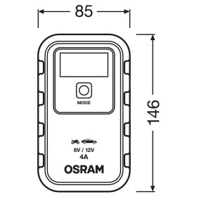 OSRAM OEBCS904 BATTERYCHARGE - INTELIGENTNÍ NABÍJEČKA 6V/12V 4A_thumb7