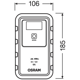 OSRAM OEBCS906 BATTERYCHARGE - AUTOMATICKÁ NABÍJEČKA BATERIÍ 6V/12V 6 A_thumb5