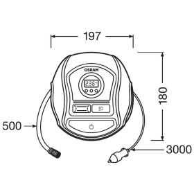 OSRAM TYREINFLATE OTI 450 DIGITÁLNÍ KOMPRESOR 12V_thumb9