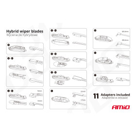 AMIO Stěrač Hybrid multiconnect 14" (350mm) 11 adaptérů_thumb12