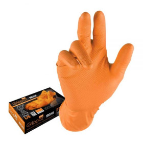 Grippaz 246 Protiskluzové nitrilové rukavice oranžové velikost M/8 - 50ks_thumb4