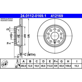 ATE Brzdový kotouč plný Ø282mm 24.0112-0169.1_thumb2