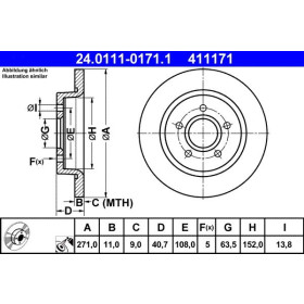 ATE Brzdový kotouč plný Ø271mm 24.0111-0171.1_thumb2