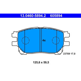 ATE Sada brzdových doštiček 13.0460-5894.2_thumb2