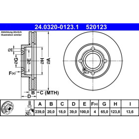 ATE Brzdový kotouč větraný Ø239mm 24.0320-0123.1_thumb2