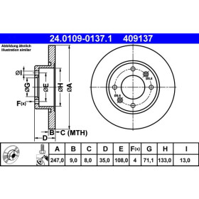 ATE Brzdový kotouč plný Ø247mm 24.0109-0137.1_thumb2