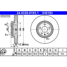 ATE Brzdový kotouč větraný Ø320mm 24.0330-0193.1_thumb2