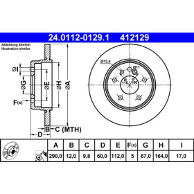 ATE Brzdový kotouč plný Ø290mm 24.0112-0129.1_thumb2