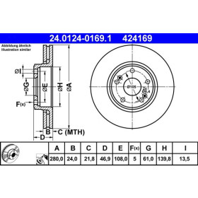 ATE Brzdový kotouč větraný Ø280mm 24.0124-0169.1_thumb2