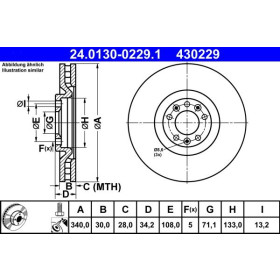 ATE Brzdový kotouč větraný Ø340mm 24.0130-0229.1_thumb2