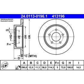 ATE Brzdový kotouč plný Ø290mm 24.0113-0196.1_thumb2