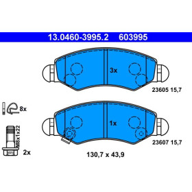ATE Sada brzdových doštiček 13.0460-3995.2_thumb2