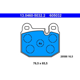 ATE Sada brzdových doštiček 13.0460-5032.2_thumb2