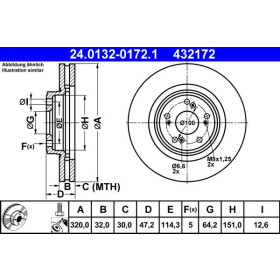 ATE Brzdový kotouč větraný Ø320mm 24.0132-0172.1_thumb2