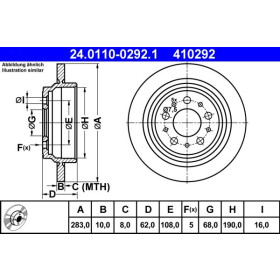 ATE Brzdový kotouč plný Ø283mm 24.0110-0292.1_thumb2