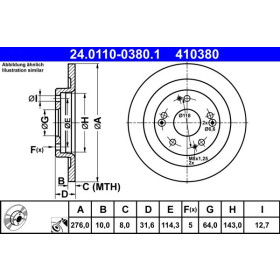 ATE Brzdový kotouč plný Ø276mm 24.0110-0380.1_thumb2