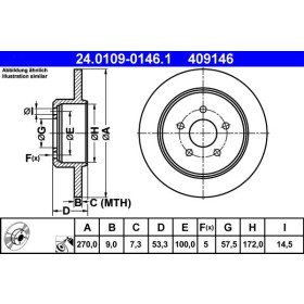 ATE Brzdový kotouč plný Ø270mm 24.0109-0146.1_thumb2