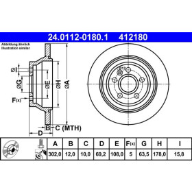 ATE Brzdový kotouč plný Ø302mm 24.0112-0180.1_thumb2