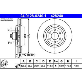 ATE Brzdový kotouč větraný Ø320mm 24.0128-0240.1_thumb2