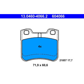 ATE Sada brzdových doštiček 13.0460-4066.2_thumb2