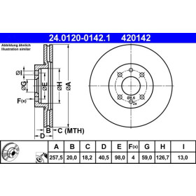 ATE Brzdový kotouč větraný Ø258mm 24.0120-0142.1_thumb2