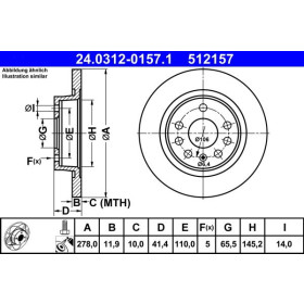 ATE Brzdový kotouč plný Ø278mm 24.0312-0157.1_thumb2