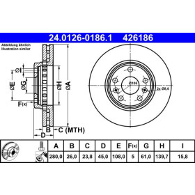 ATE Brzdový kotouč větraný Ø280mm 24.0126-0186.1_thumb2